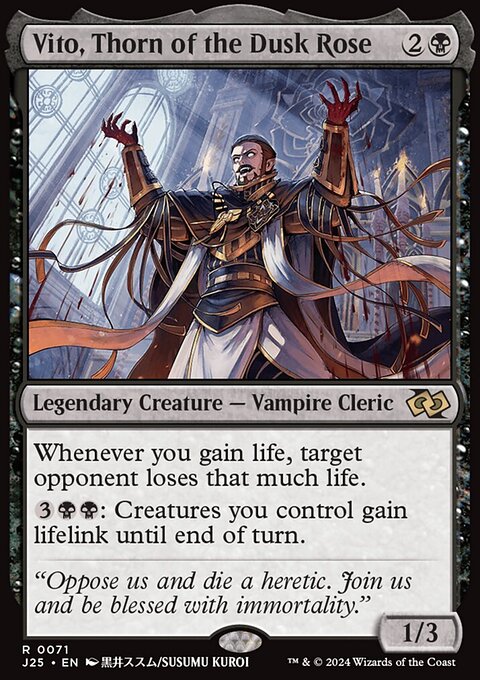 Vito, Thorn of the Dusk Rose